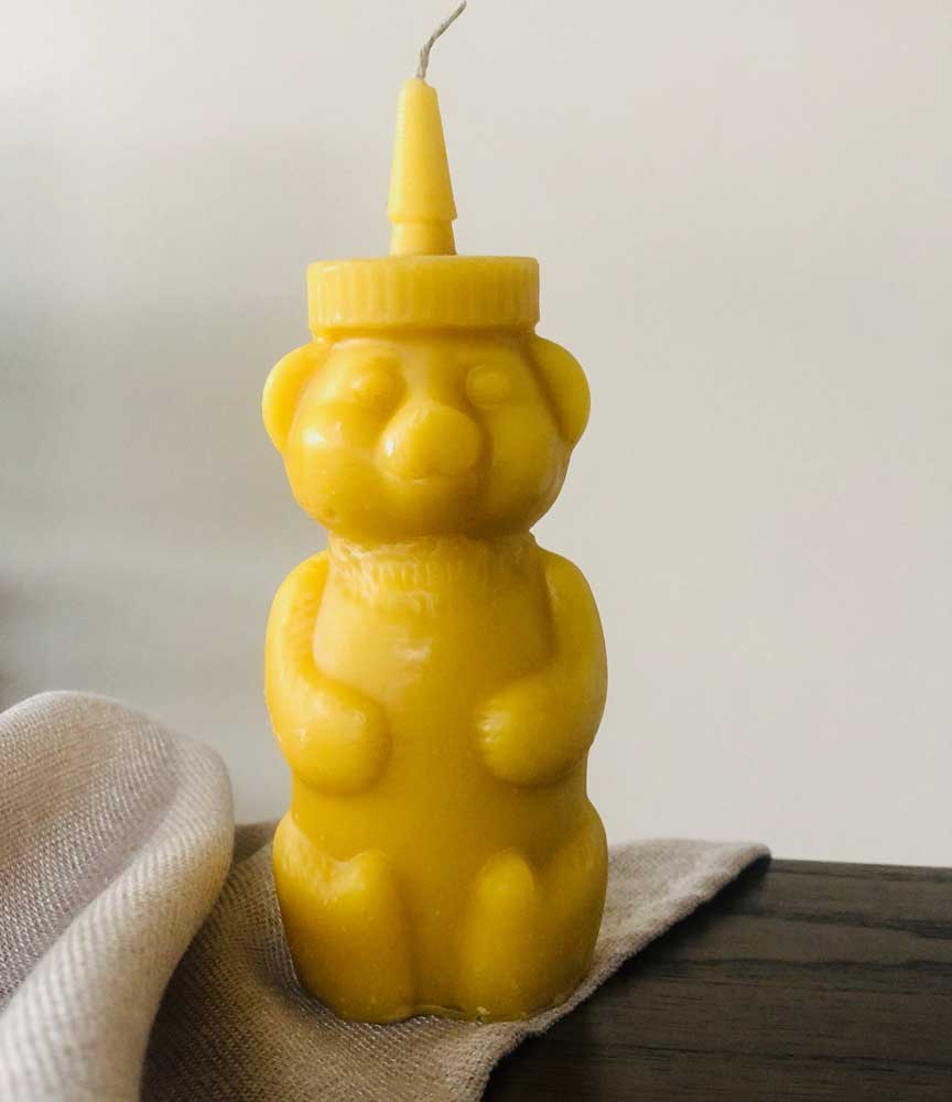 Honey Bear Candle – Bee Healthy Honey Shop